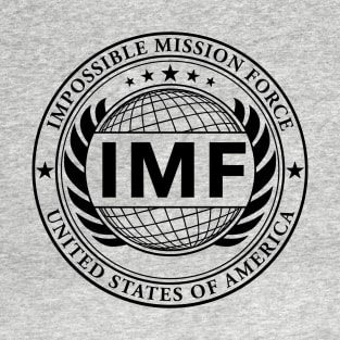 IMF - Impossible Mission Force (BLACK) T-Shirt